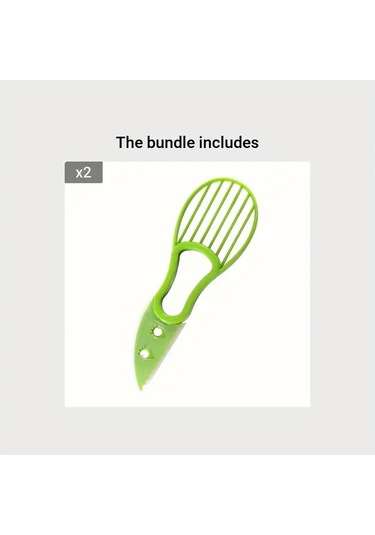 Chenkestoreone Yeşil Avakado Dilimleyici 3ü 1 Arada Ev Ve Dış Mekan Kullanımı İçin Pratik Yeşil 2