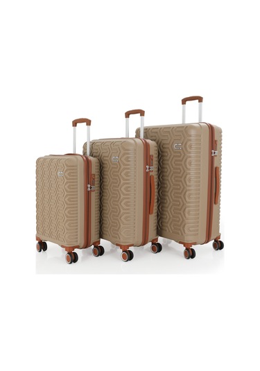 Mçs Üçlü Polipropilen Valiz Seti V377 S23sy1000058-set 10584 3'lü Set Çok Renkli