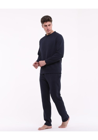 Bella Dossi Waffle Pijama Takımı Lacivert