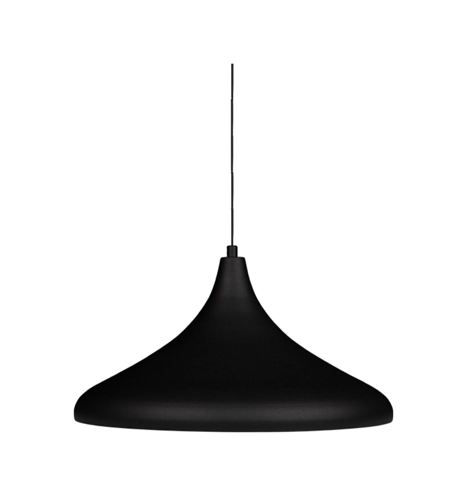 45 Cm Çaplı Champion Xl Siyah Avize Tekli Sarkıt Lamba Ofis Cafe Resepsiyon Mutfak Avizeleri Siyah