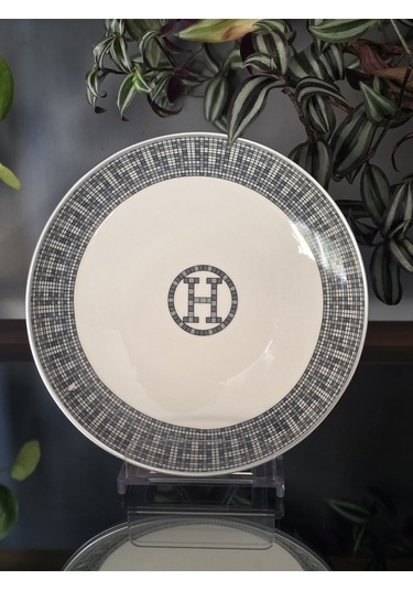 Konyax Yemek Tabağı Set 6 Kişilik Honey Gri Çok Renkli