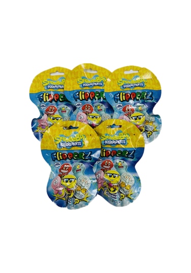 Flipperz Sünger Bob Spongebob Square Pants Avantaj Paket 5li