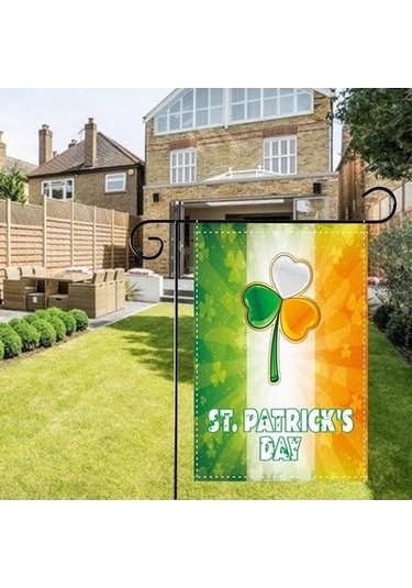 Lijinxu St Patricks Günü Bahçe Bayrağı Sahne Banner Yard