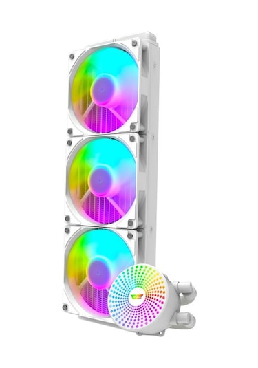 Darkflash Radiant DC-360 360 MM ARGB Sıvı Soğutucu Beyaz
