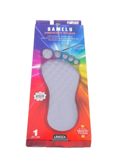 Gamelu Mostm900gr Gri Unisex Memory Foam Visco Spor Ayakkabı Ortopedik İç Taban
