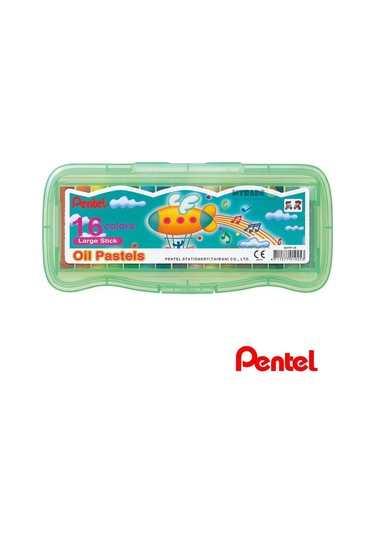 Pentel 16 Renk Yağ Bazlı Pastel Boya