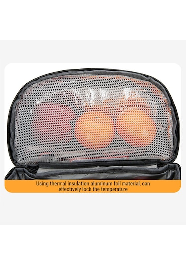 Yalıtımlı Soğutucu Sırt Çantası Alüminyum Folyo Termal Y29145bl Mavi