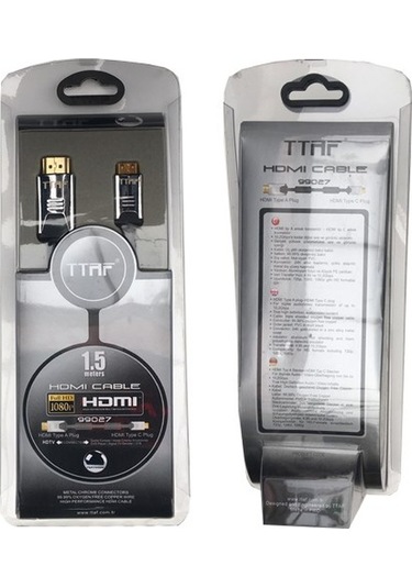 Mini Hdmı Kablo Ttaf 99027 24K Gold 1.5M Hdmı To Mini Hdmı Kablo