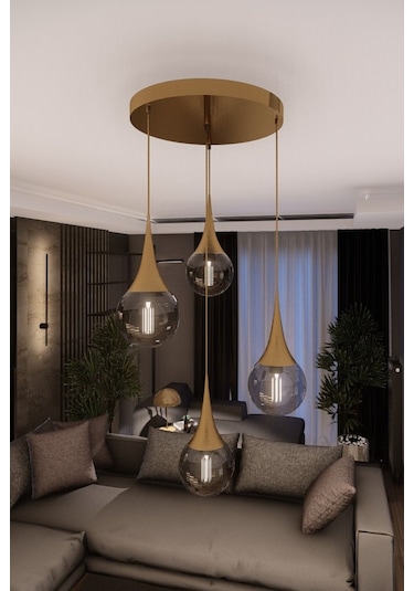 Liora Modern Su Damlası Avize - Şık Ve Minimalist Led Sarkıt Aydı 1 ADET