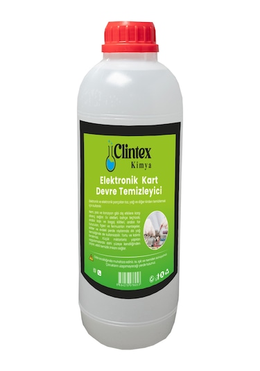 Clintex Kimya Elektronik Devre Kart Temizleyici Yağsız 1 Lt