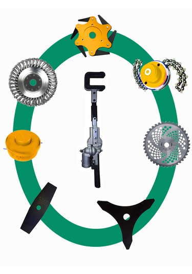 Eisenn Hero9000 Sırt Tip Benzinli Motorlu Tırpan + Zeytin Badem Hasat Makinesi 9 Parça Özel Set