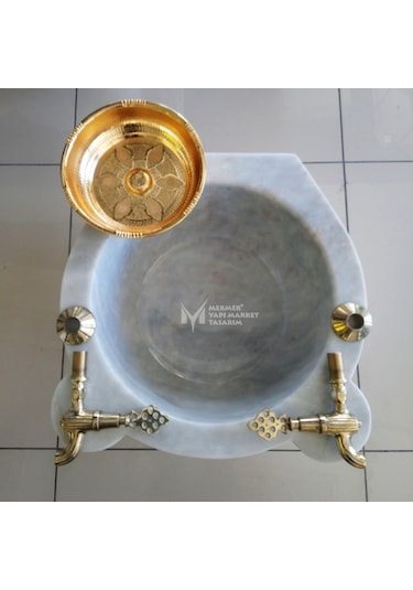 Mermer Kurna Konsept Set