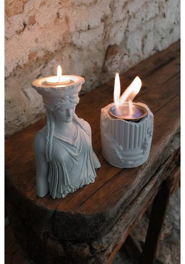 Dekoratif Karyadit Kızı Ve Ateş Çukuru Seti Hediyeli Beyaz