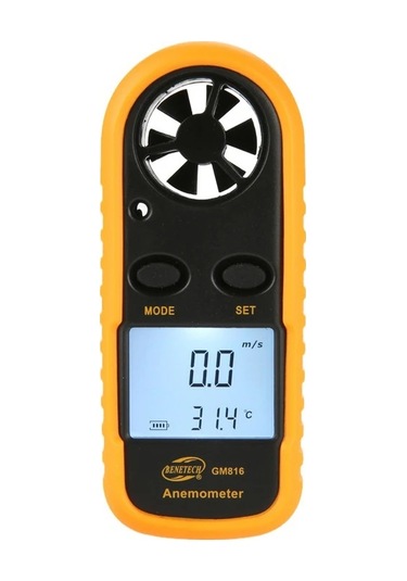Conventions1 Dijital Anemometre Rüzgar Hızı Mini Hava Hızı Hava