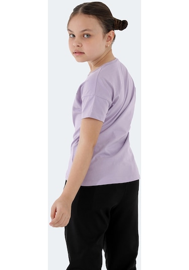 Slazenger PINA Çocuk  Lila Tişört