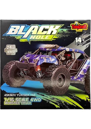 Toycraft Black Hole 45 Km/h 1:16 Elektrikli Servo Motor Spor Arazi Araç Hs18322-hs18324