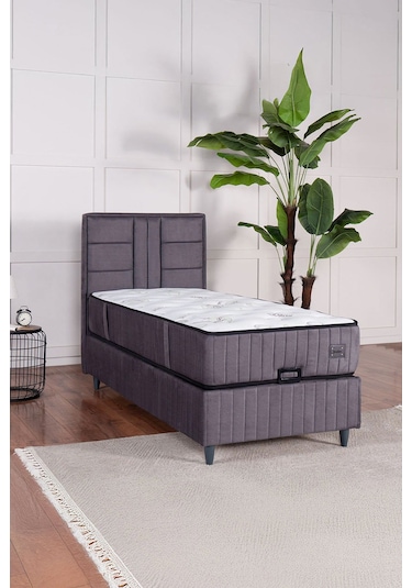 Premium Bamboo Sleepy Yatak Gri Baza Ve Başlık Dahil Değildir