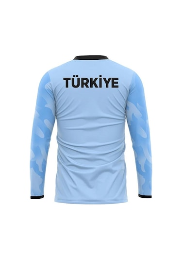 Hummel Elegance Milli Takım Kaleci Forma Takımı Buz Mavi