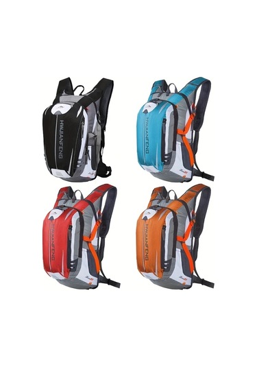 Xuweiwei Peacock Blue 18l Büyük Sırt Çantası Ayarlanabilir Askı Nefes Alabilir Tasarım Dayanıklı Fermuar Altın