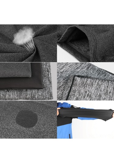 Yaleker Spor Dışarıda Kullanım Multifonksiyonlu Bisiklet Maska Yaz Güneş Koruyucu Buz Ipi Bandana Kulak Kayışlı Koyu Gri Diğer