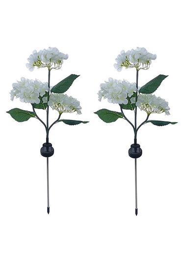 Solar Led Işıklı Bahçe Çiçeği Lambası Su Geçirmez Dekoratif Peyzaj Aydınlatma Rastgele