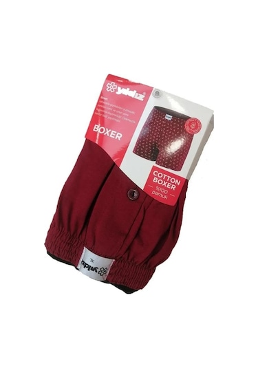 Yıldız Erkek Penye Havlu Bel Düz Boxer 43 - 9 Adet 001