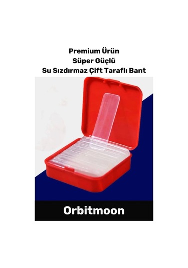 Premium Süper Güçlü Kolay Çıkarılabilir Yapışkan Çok Amaçlı 60 Parça Çift Taraflı Şeffaf Bant