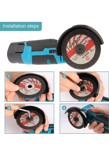 Novahub Yüksek Esneklikli, Güvenli Reçineli Kesme Diski Küçük Boyutlu - 75x10x1.2mm