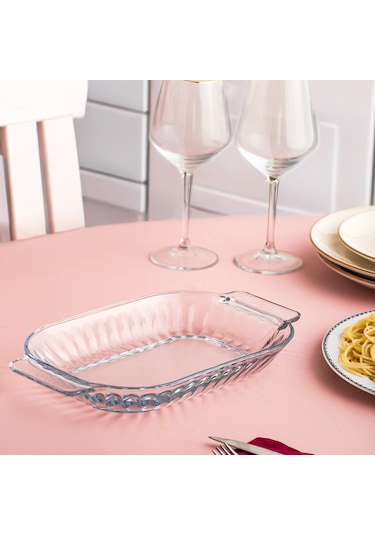 Porsima1160 Shell Kulplu Salata Ve Servis Sunum Tabağı 17x30 Cm