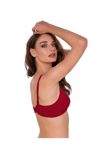 Basic Penye Sütyen Kırmızı Kırmızı