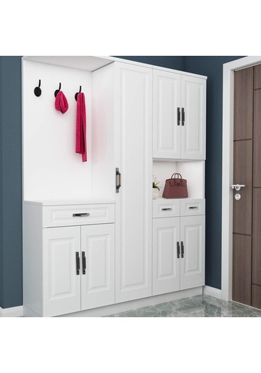 Siyah 200 Mm Ahşap Kapı İçin 2'li Paket D Şeklinde Kapı Kolları