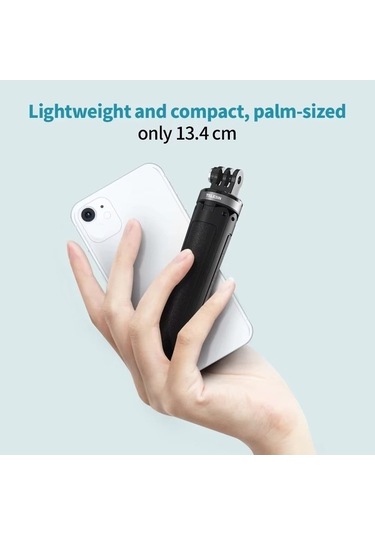 Tongxida Mini Spor Kamerası İçin Telesın Evrensel Masaüstü Selfie Tripod, 13.4-25.5cm Ayarlanabilir