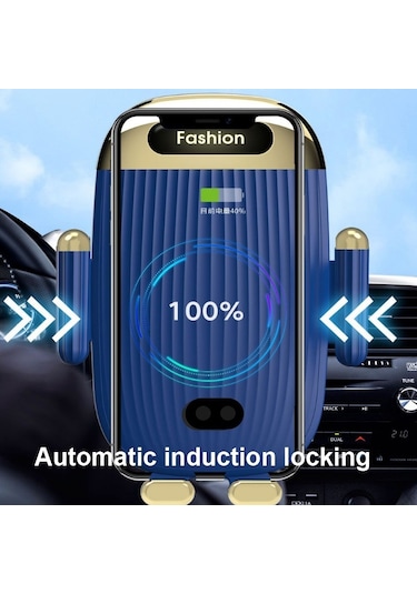 Sones S18 15w Araç Kablosuz Şarj Aleti Telefon Tutucu, Renk: Kırmızı