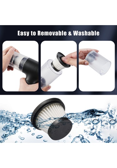 Ximistore9 6000pa Süper Emme Gücüyle Arabalara Özellikli Çok Fonksiyonlu Katlanabilir Elden Süpürge 3.9m Kablolu