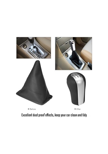 Samdoo Toyota Corolla 1998-2009 İçin 5 Vitesli Manuel Vites Kolu - Konforlu Ve Toz Geçirmez Siyah