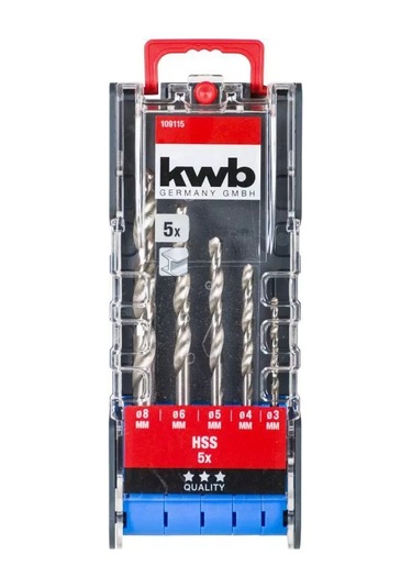Kwb 3pcs Drillbit Cassette Set - 49109157