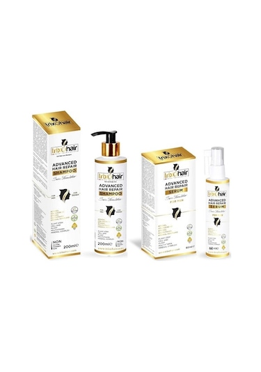Trixohair Erkekler için Saç Dökülmesine Karşı Saç Bakım Şampuanı 200 ML + Saç Serumu + 60 ML