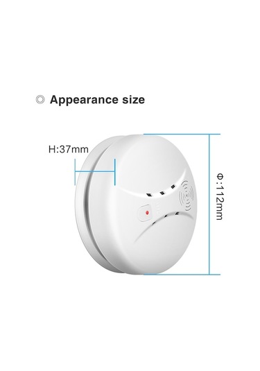 Fortunelane Akıllı Yangın Alarmı: Duman Tespiti, 85db Ses & Işık, 1 Yıl Pil Ömrü, Ev/ticari Kullanım