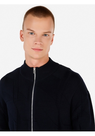 Colins Lacivert Erkek Hırka Lacivert