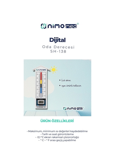 Nimomed NIM-SH-138 Dijital Oda Derecesi