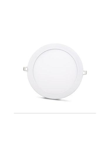 ACK 18 W Led Panel - Beyaz 6500K- Yuvarlak-Beyaz- S/A- AP01-01830