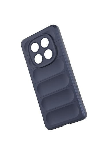 Mobilteam Redmi Note 14 Pro 5g Kılıf Esnek Tpu Oyuklu Arka Yüzey Tasarımlı Etnik Silik Siyah