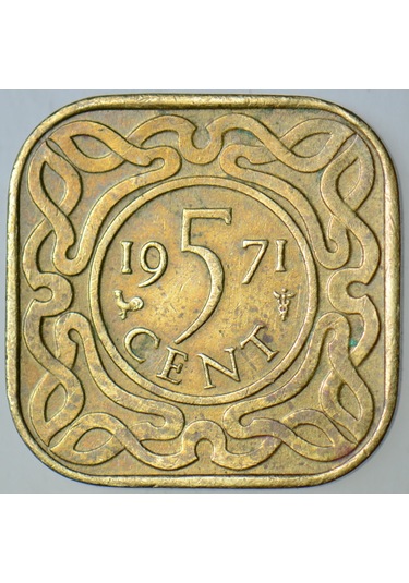 Surinam 5 Cent 1971. 36057931