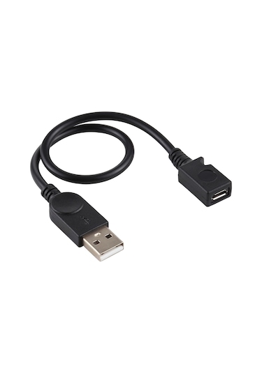 Sones Usb Erkek - Mikro Usb Dişi Dönüştürücü Kablo, Kablo Uzunluğu: Yaklaşık 22 Cm