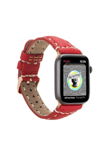 Bouletta Watch Uyumlu Deri Kordon 38-40-41Mm Erc2 Sm43 Diki