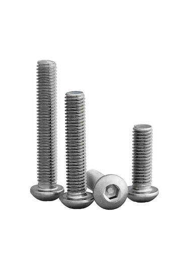 Bombe Başlı İmbus Civata Dın 7380 M4x12 Mm 20 Adet