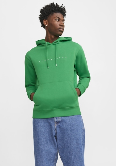 Jack & Jones Kabartma Baskili Kapüsonlu Sweatshirt - Star 12233972 Green Bee Hardal Jack & Jones Kabartma Baskili Kapüsonlu Sweatshirt - Star 12233972 Green Bee Hardal