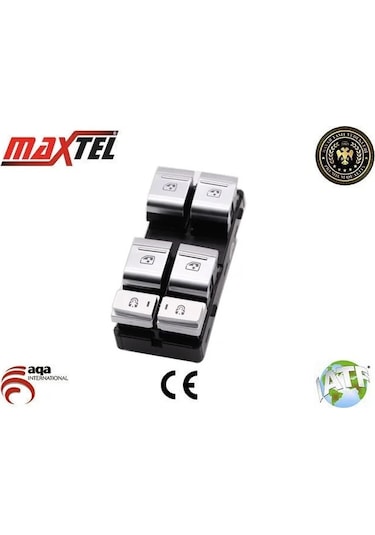 Cam Kaldırma Anahtarı Audı A6 2018- Sol Dörtlü Gümüs 10 Pın 4kd0959851c 1