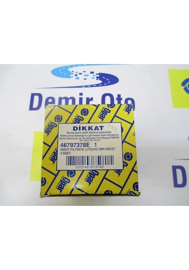 46797378e Yakıt Filtresi 1,9.jtd.doblo-marea-stilo-ducato Opar