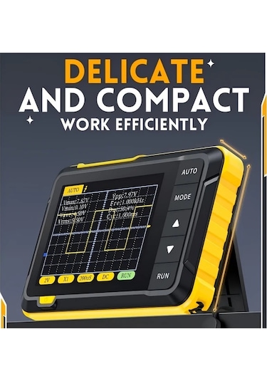 Elmpaly El Taşınabilir Dso-152 Mini Osiloskop, 200khz Bant Genişliği, 2.5ms/s Örnekleme, Tetikleme Ve Akım Ölçer